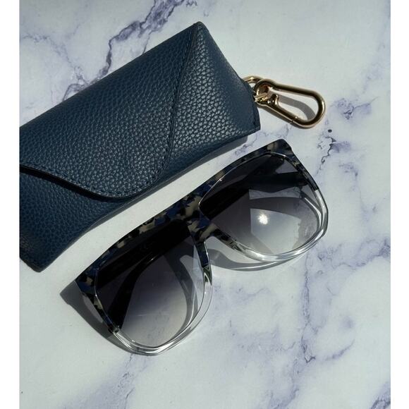 NEW Loewe LW40001F Filipa Sunglasses in Grey Blue Havana